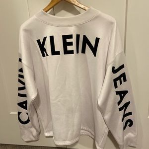 Calvin Klein white crewneck